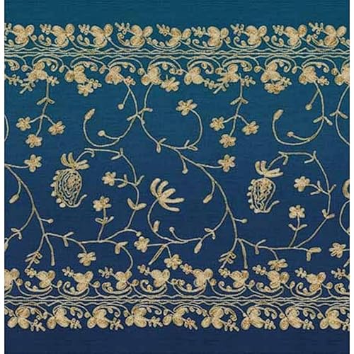 Bassetti Brenta cushion cover for table linen made of 100% cotton, Panama weave in blue B1, dimensions: 40x40 cm - 9326089 on sale