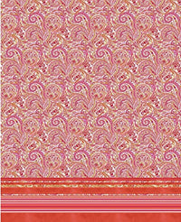 Thumbnail for Bassetti NOTO Foulard made of 100% cotton in the color Red R1, dimensions: 180x270 cm -9322028 on sale