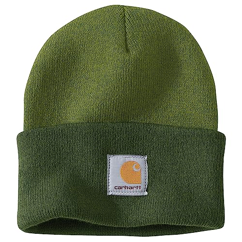 Carhartt Strickmütze mit Bündchen, zweifarbig, Herren, Grün, OFA im Sale