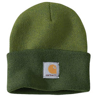 Thumbnail for Carhartt Strickmütze mit Bündchen, zweifarbig, Herren, Grün, OFA im Sale