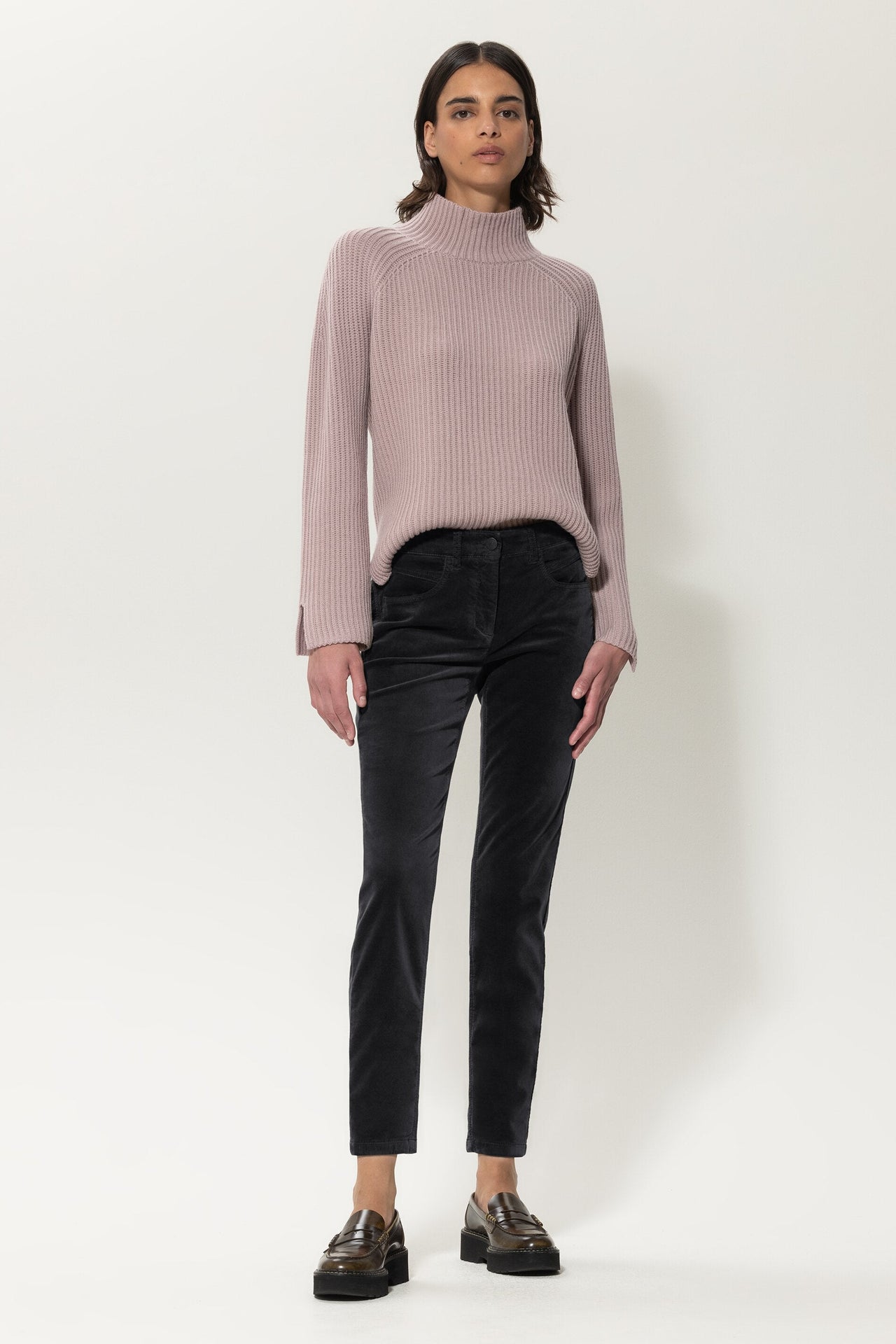 Luisa Cerano skinny velvet denim on sale