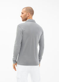 Thumbnail for Juvia Jersey Washed Out Polo Longsleeve im Sale