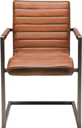 Kare Design Freischwinger Riffle Buffalo, Braun, 85x55x61cm im Sale