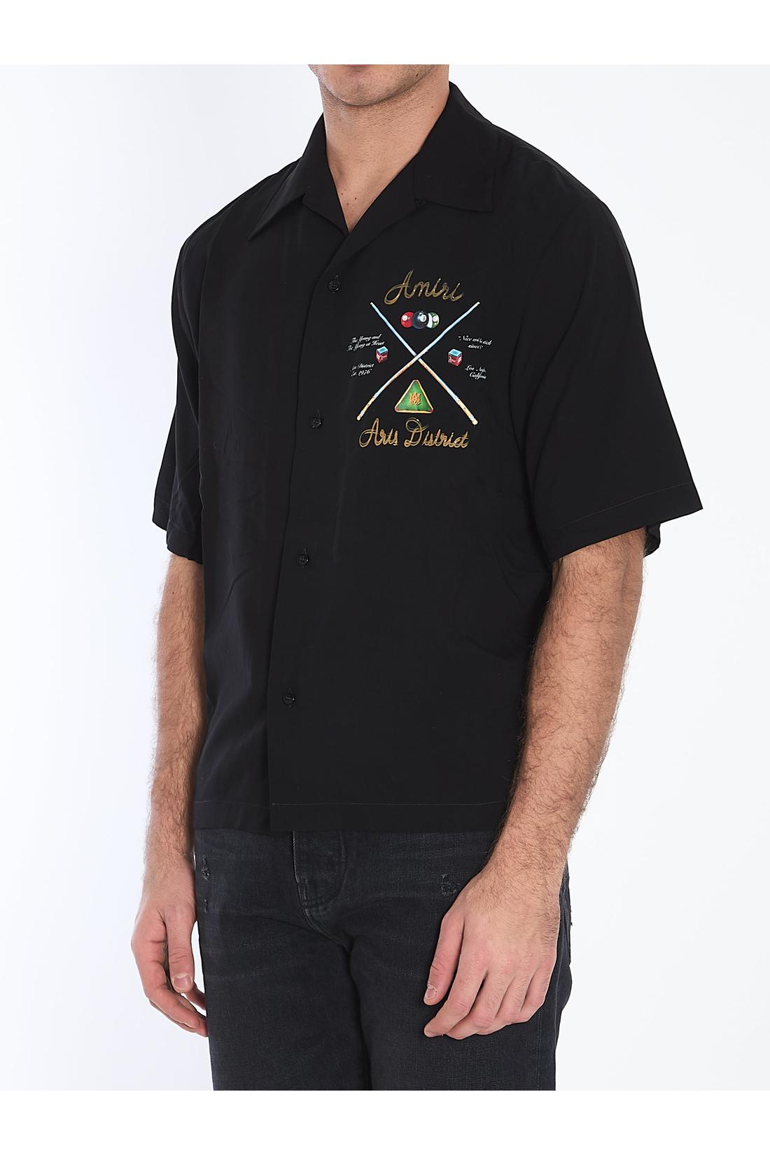 Amiri Pool Cue Bowling shirt im Sale