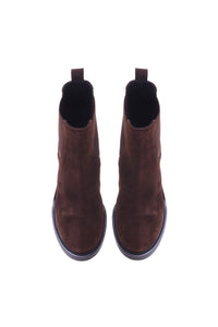 Thumbnail for Baldinini Ankle boot in brown suede leather im Sale