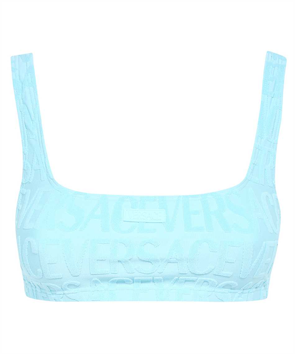 Versace bandeau bikini top on sale