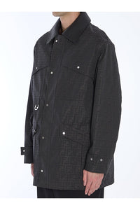 Thumbnail for Fendi Blouson in waxed FF jacquard im Sale