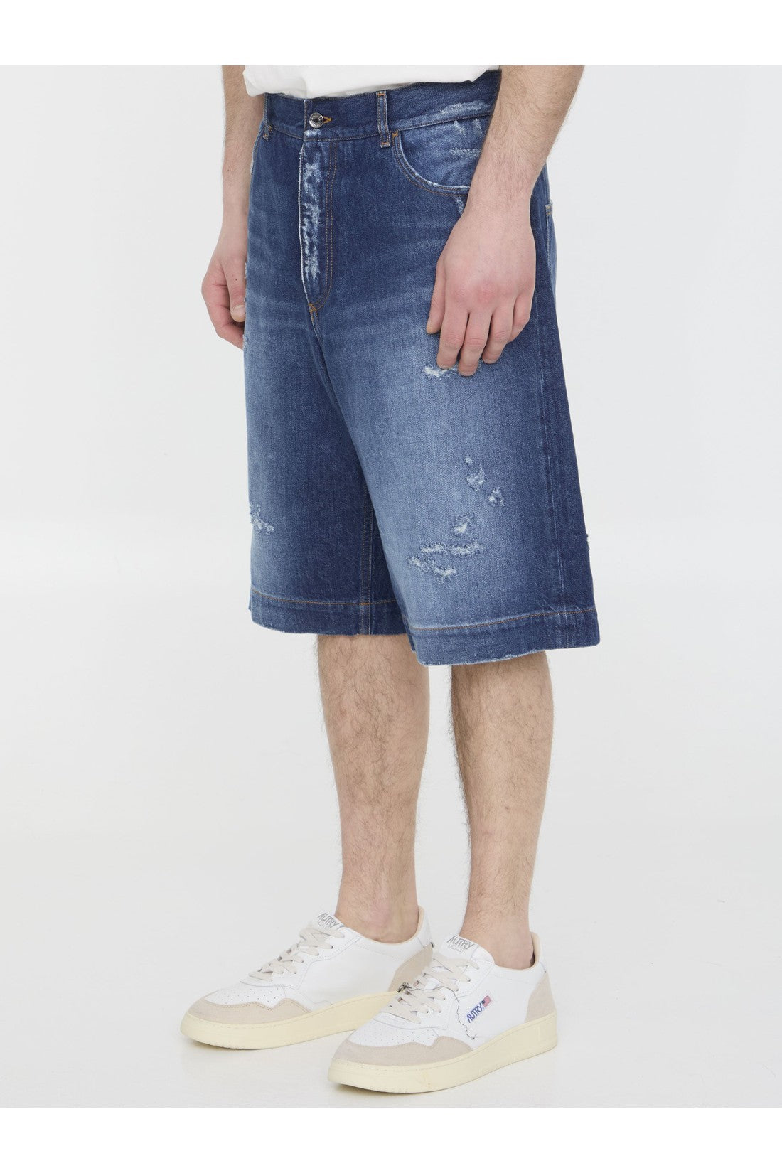 Dolce &amp; Gabbana denim bermuda shorts on sale