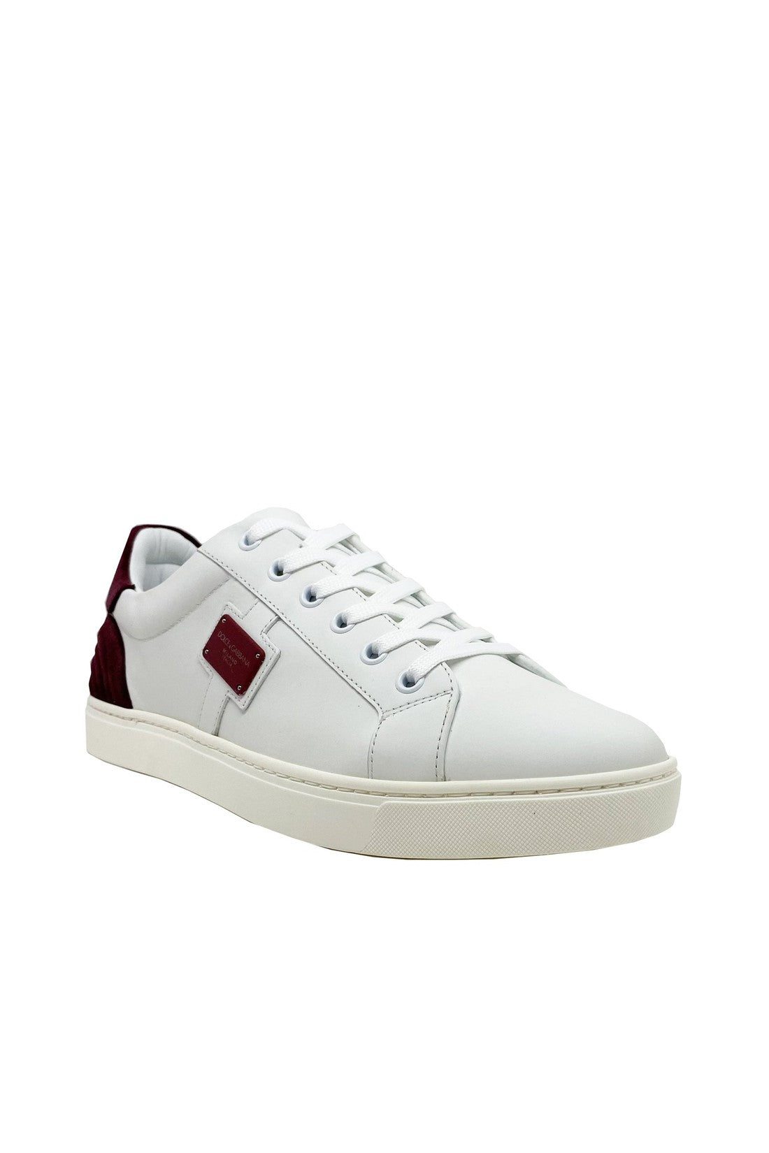 Dolce &amp; Gabbana Logo Leather Sneakers on sale