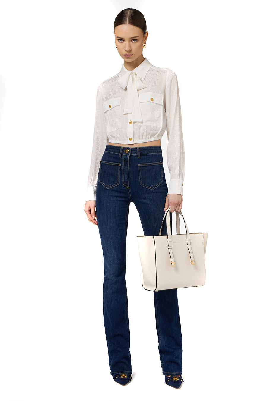 Elisabetta franchi Shirts BLAU im Sale
