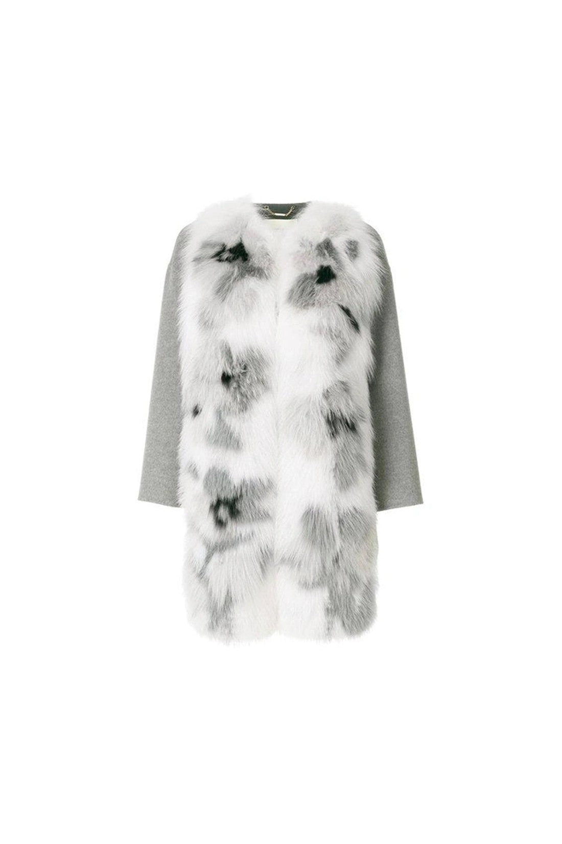 Fendi Fur Trim Cashmere Coat im Sale
