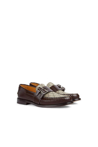 Thumbnail for Gucci Leather GG Supreme Loafers im Sale