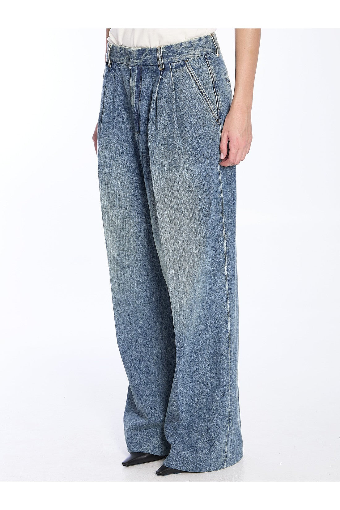 Zimmermann illustration denim jeans on sale