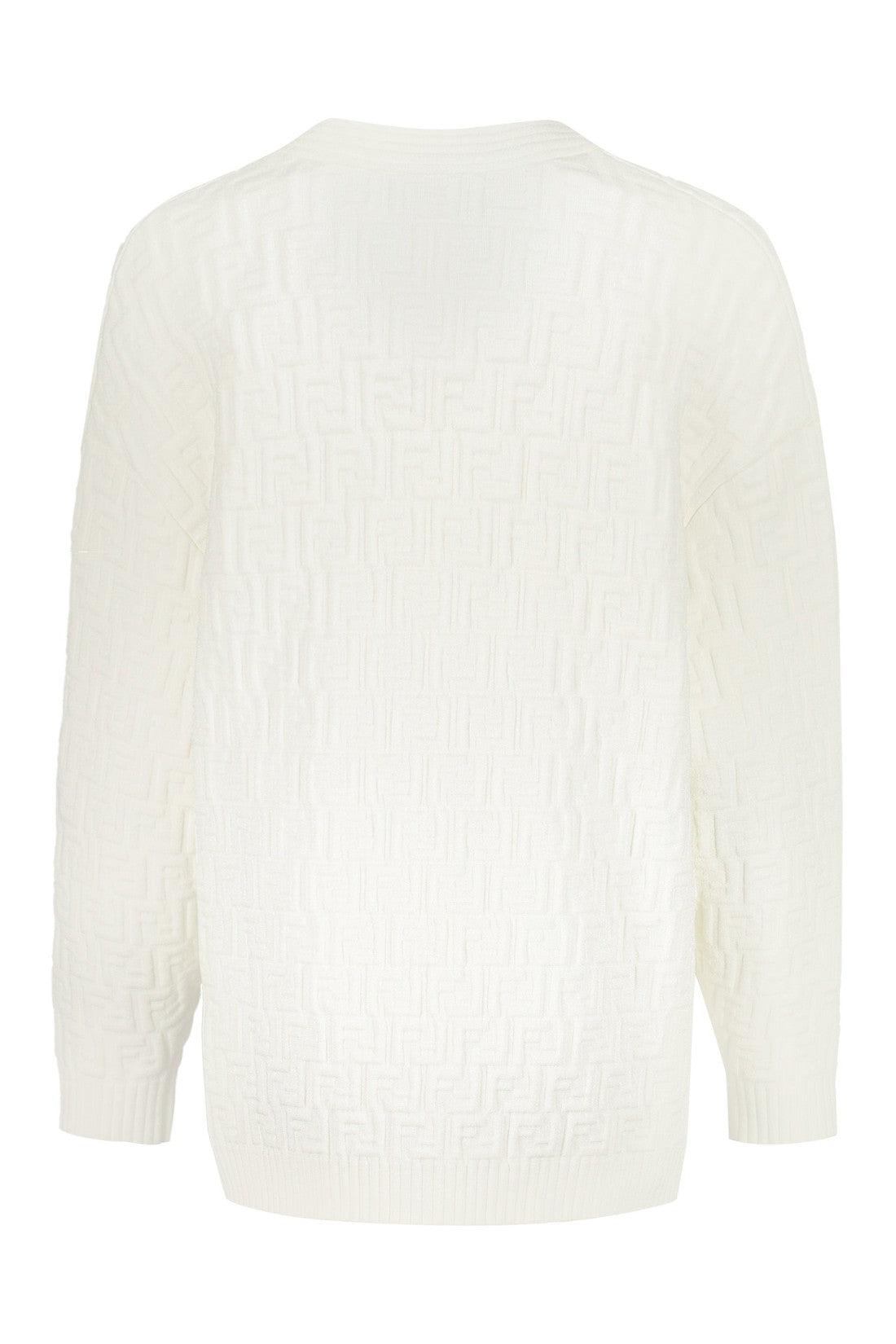 Fendi Jacquard knit cardigan im Sale