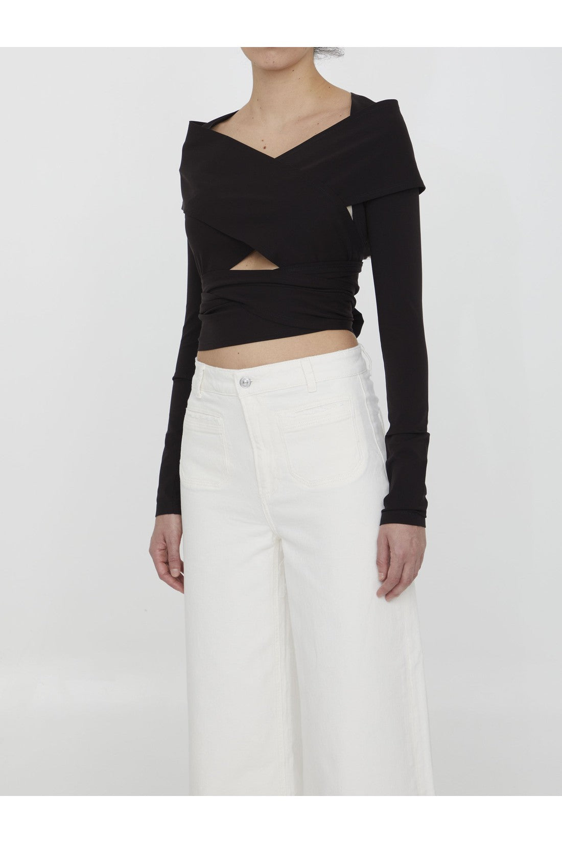 Dolce &amp; Gabbana Jersey Milano rib shrug on sale