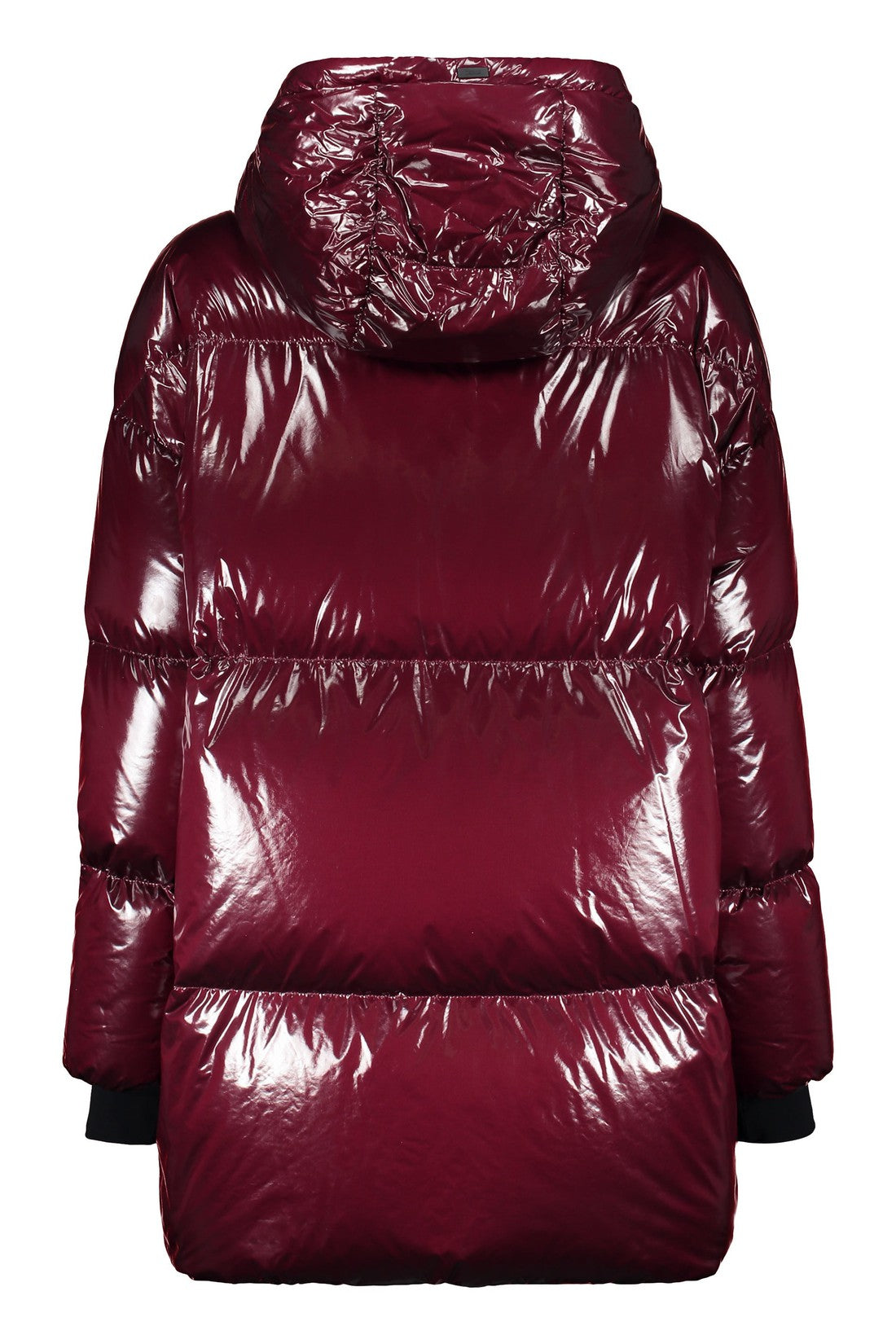 Herno Laminar hooded shiny down jacket on sale