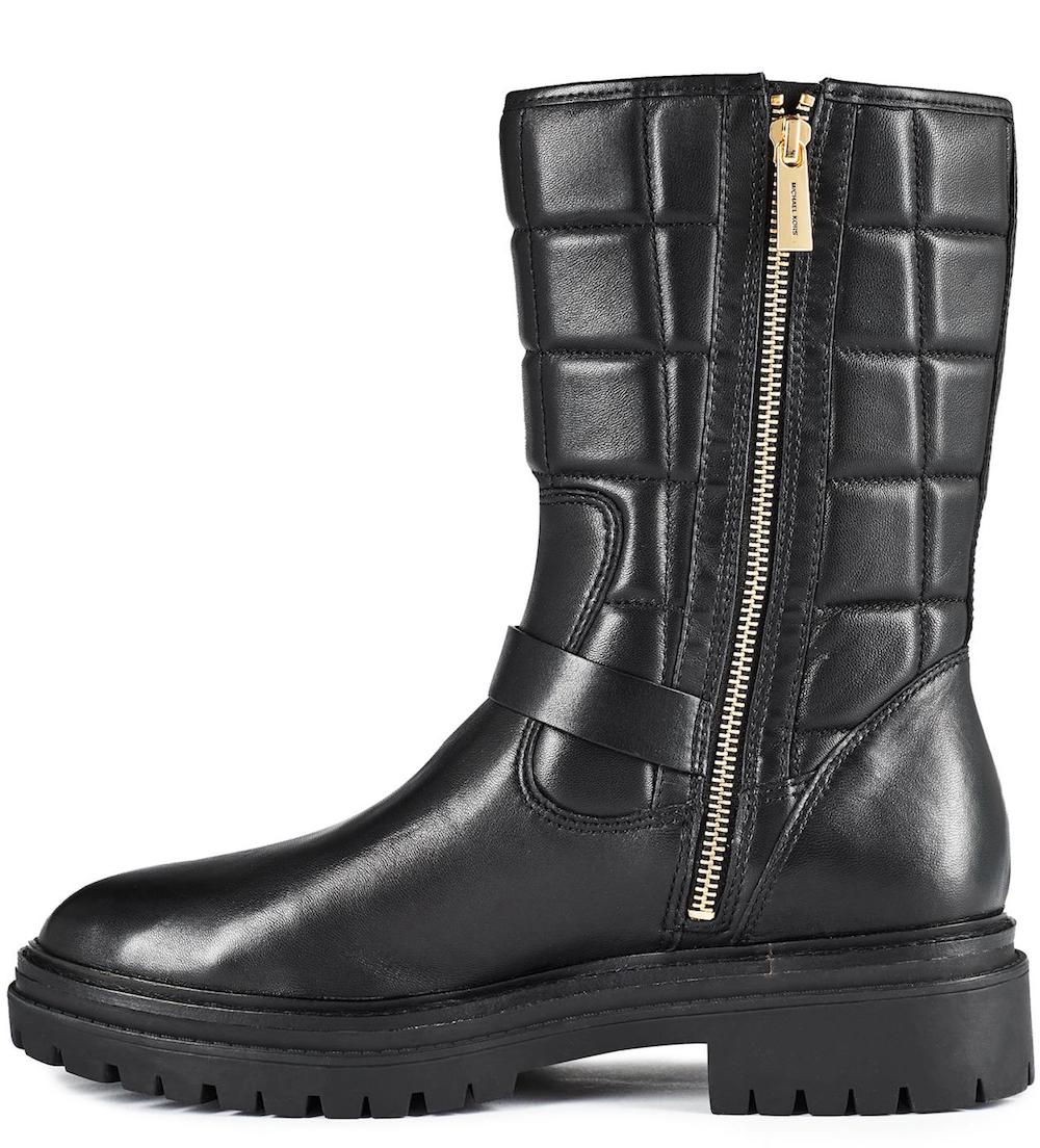 Michael Kors Layton Quilted Leather Boots im Sale