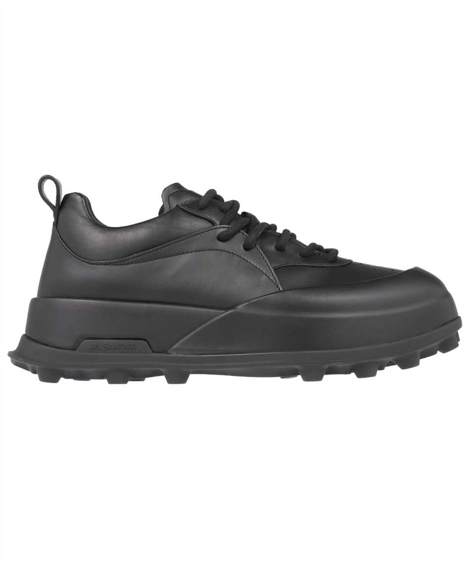 Jil Sander Leather low-top sneakers im Sale