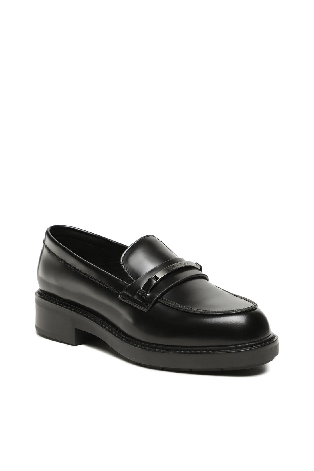Calvin Klein logo detail loafers on sale