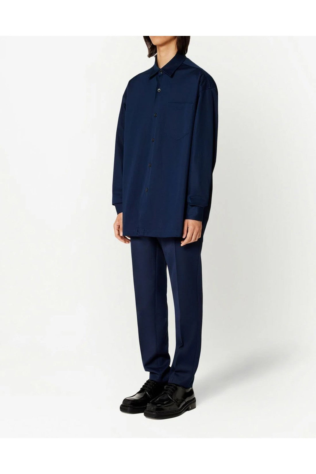 Ami Paris Logo Printed Overshirt im Sale