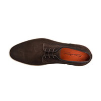 Thumbnail for Santoni Men's brown suede Derby shoes on sale