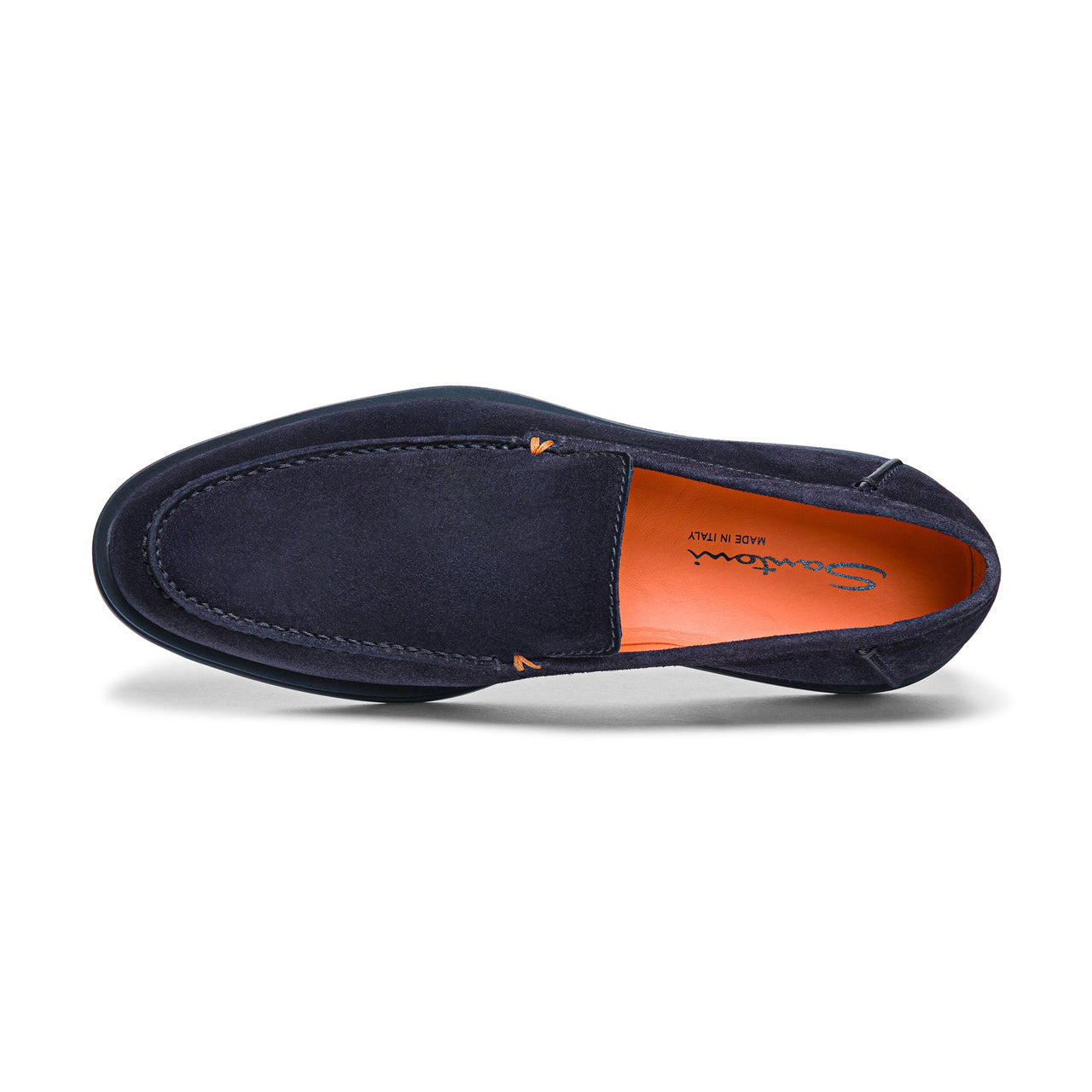 Santoni Men's suede loafers on sale