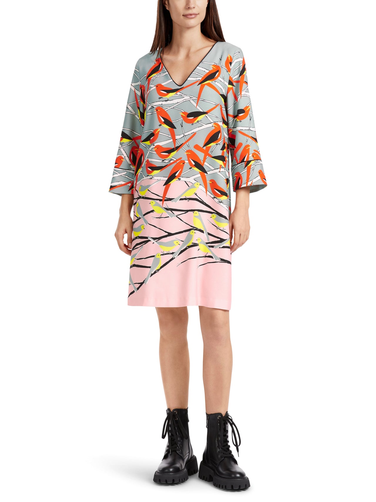 Marc Cain casual dress with bird design on sale