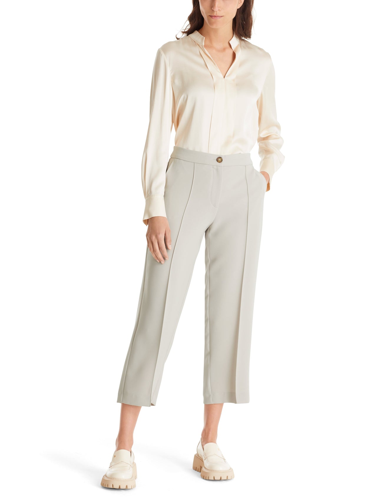 Marc Cain Hose WELLINGTON mit weitem Bein im Sale