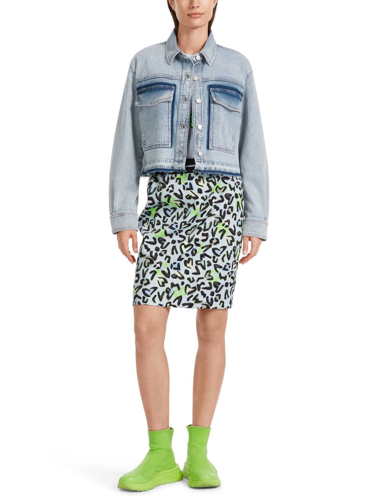 Marc Cain Jeansjacke mit DIY-Effekt im Sale
