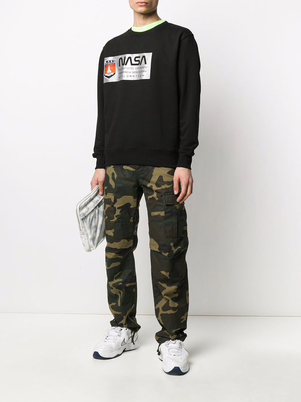 Alpha Industries Mars Reflective Sweatshirt im Sale