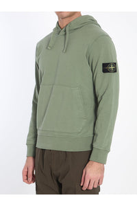 Thumbnail for Stone Island Hoodie in organic cotton fleece on sale