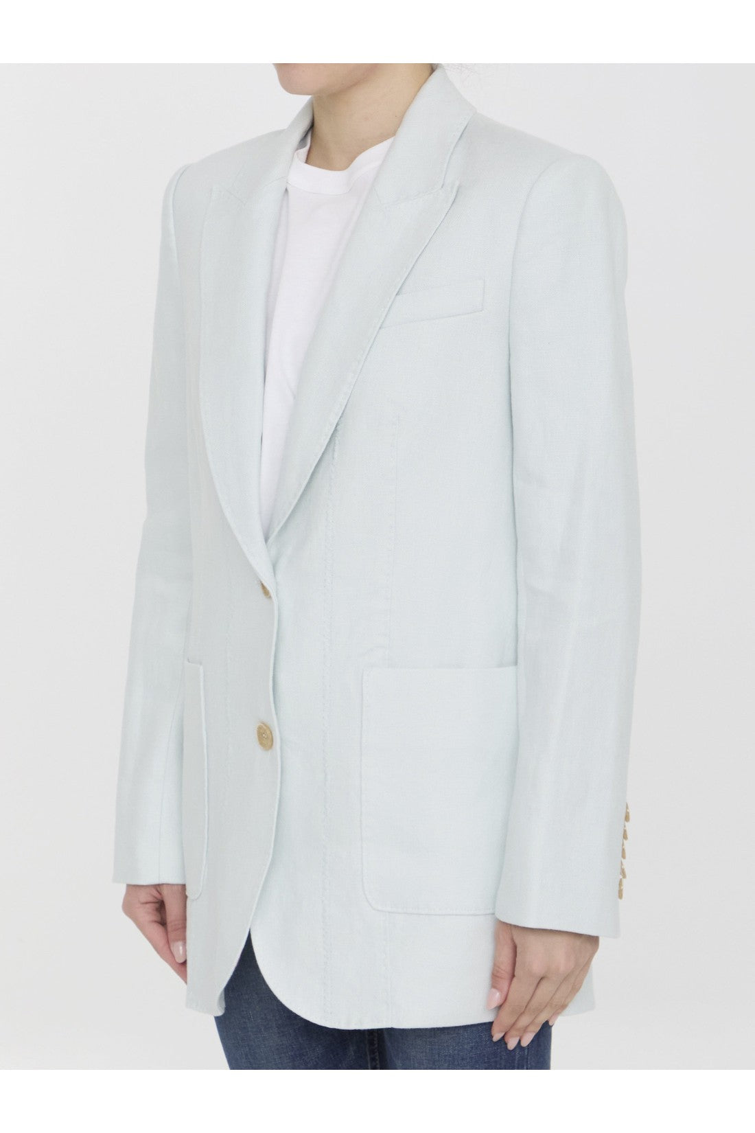 Zimmermann Natura linen jacket on sale