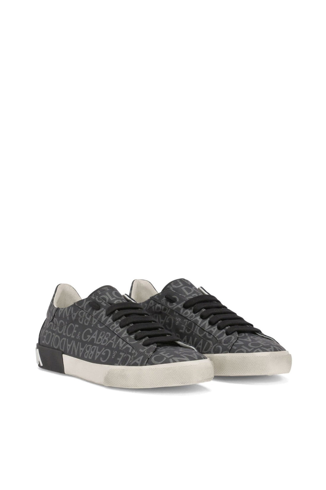 Dolce &amp; Gabbana Portofino Jacquard Logo Sneakers on sale