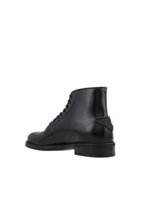 Thumbnail for Prada Leather Lace-Up Boots im Sale