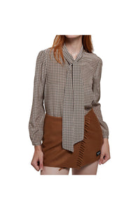 Thumbnail for Prada Pied De Poule Silk Shirt im Sale