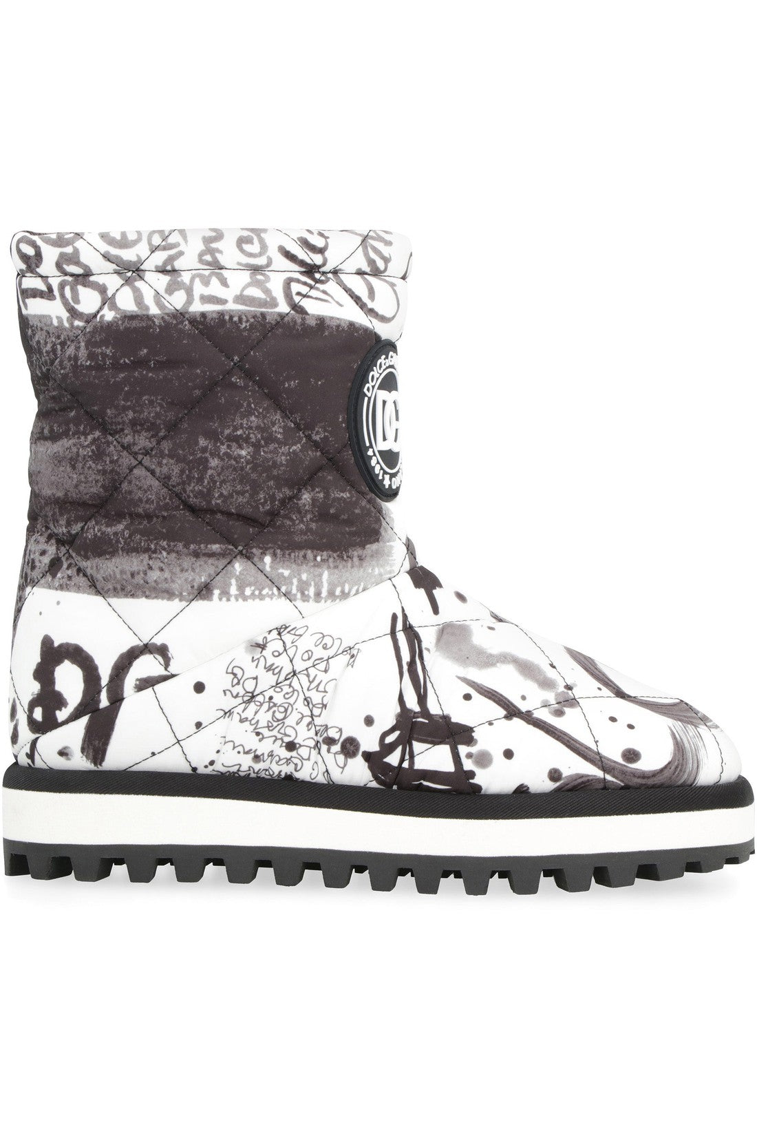 Dolce &amp; Gabbana Printed nylon boots on sale