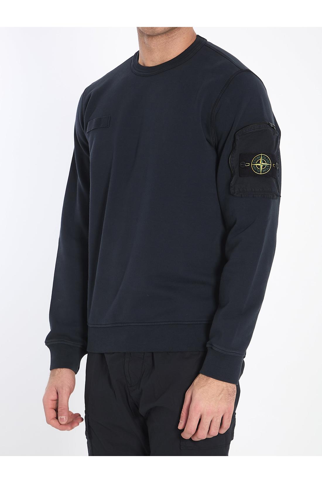 Stone Island sweatshirt with pocket on sale