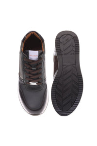 Thumbnail for Baldinini Derby shoe in dark brown fabric and leather im Sale