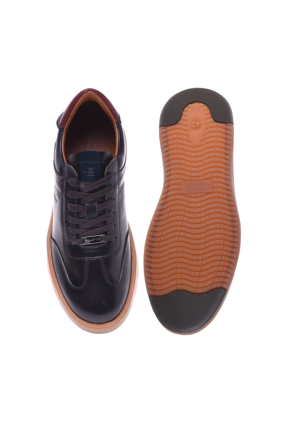 Baldinini Trainer in dark brown leather im Sale