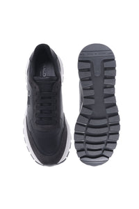 Thumbnail for Baldinini Trainers in black leather and tumbled leather im Sale