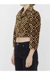 Thumbnail for Etro Velvet cropped jacket im Sale