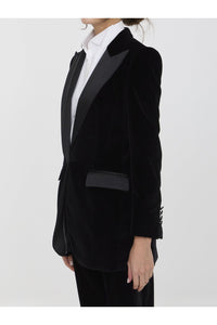 Thumbnail for Dolce & Gabbana Velvet tuxedo jacket on sale