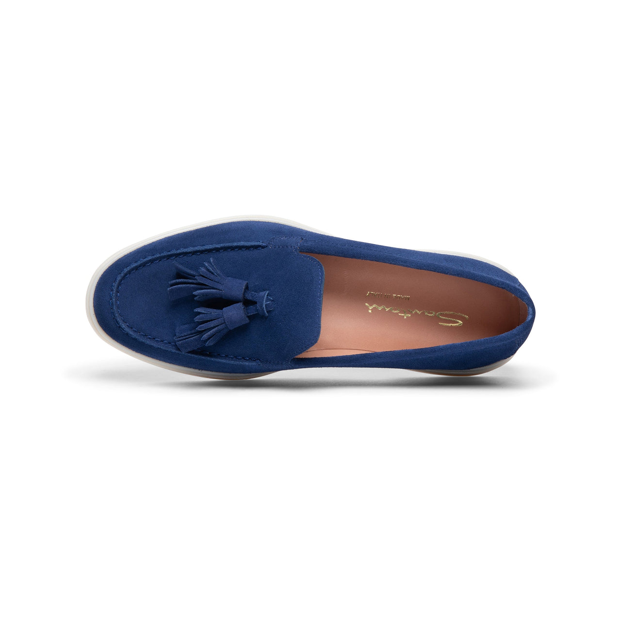 Santoni Women's suede loafers on sale