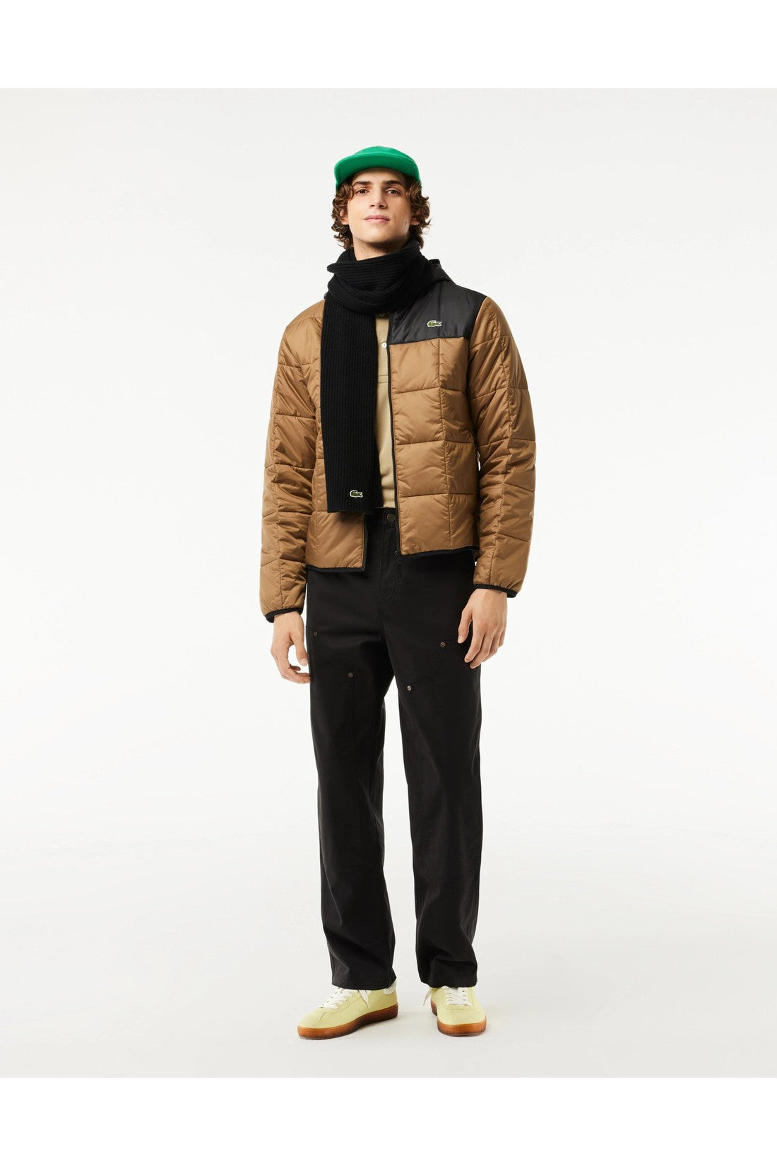 Lacoste Waterproof Colour-Block Puffer Jacket on sale