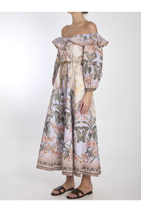 Thumbnail for Zimmermann Wylie off-shoulder midi dress on sale