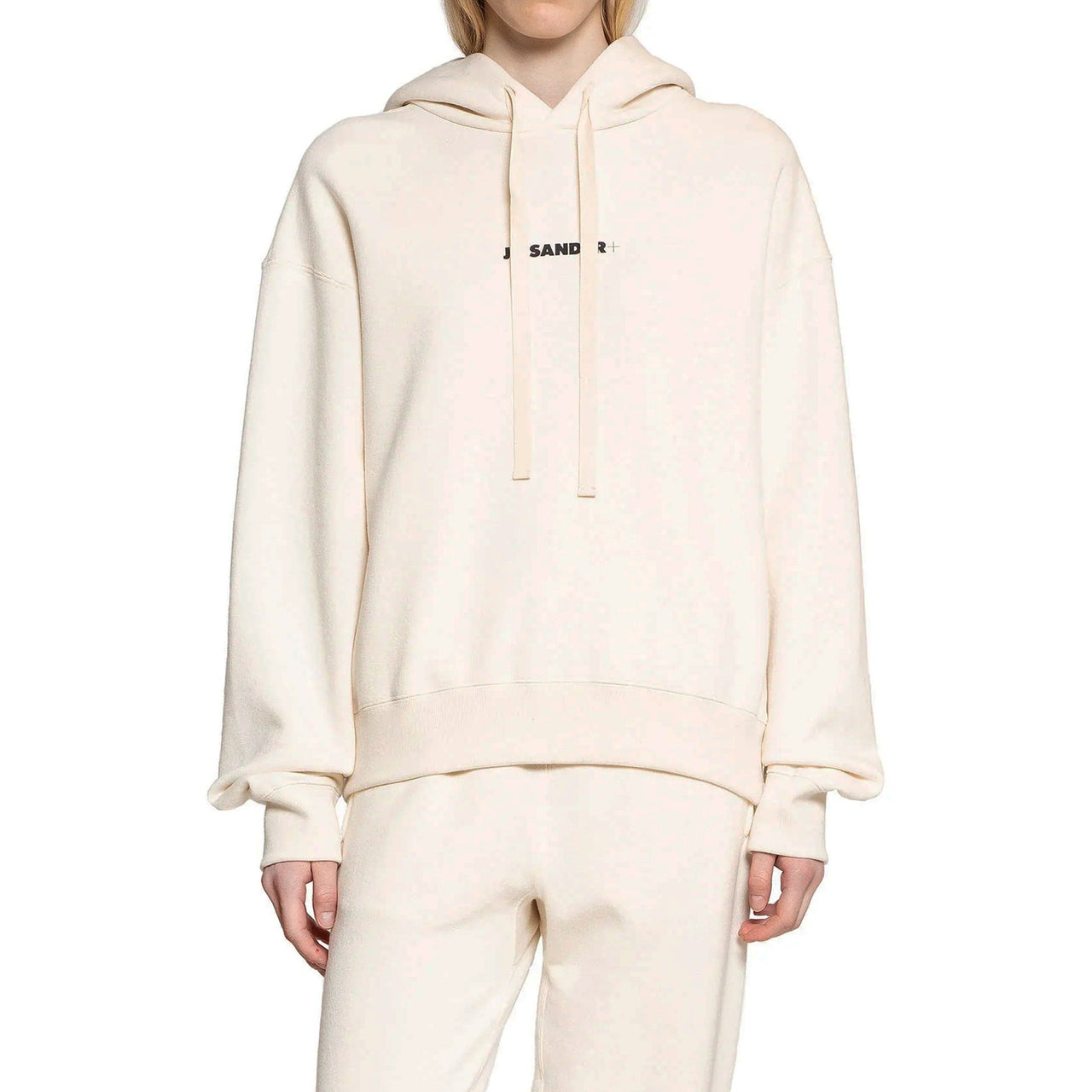 Jil Sander Cotton Hooded Sweatshirt im Sale