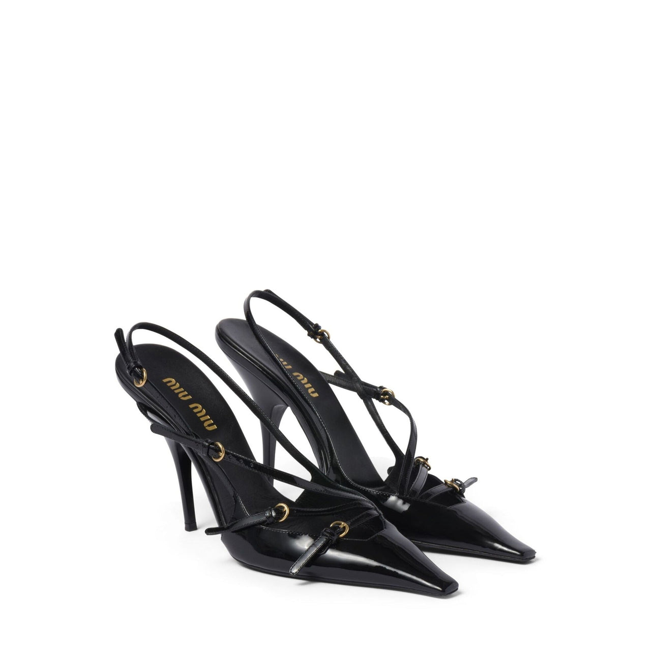 Miu Miu 105 Leather Pumps im Sale